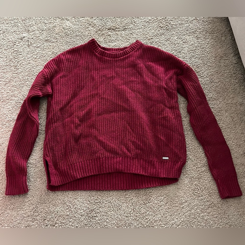 Hollister XS Maroon Sweater